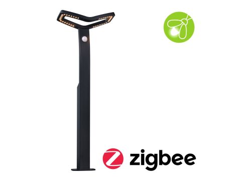 Oprawa ogrodowa ALARA LED SH Zigbee10W 450lm 2200K-3000K 665mm czujnik ruchu i zmierzchu IP44 230V antracyt / aluminium