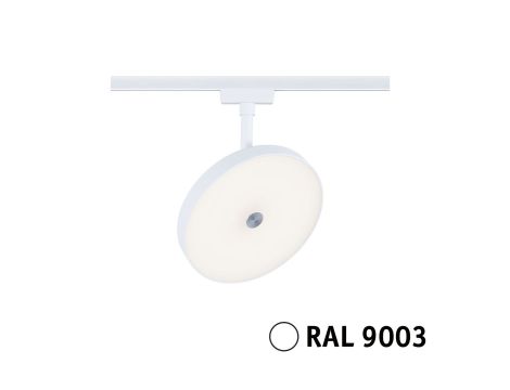 Reflektor na szynoprzewód URail HILDOR LED 3-STEP DIM 15W 850lm 3000K 230V biały RAL 9003 / metal