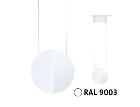 Oprawa wisząca na szynoprzewód URail ALEJANDRO LED 3-STEP DIM 10W 800lm 3000K 230V biały / tworzywo sztuczne