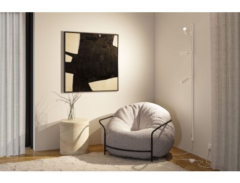 Przewód zasilający do szynoprzeowdu Urail 2m z wyłącznikiem  max.1000W biały - 5