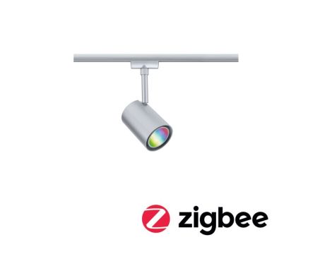 Reflektor na szynoprzewód Urail LUXE LED SH Zigbee GU10 4,8W 350lm 2200K-6500K 230V chrom matowy / tworzywo sztuczne