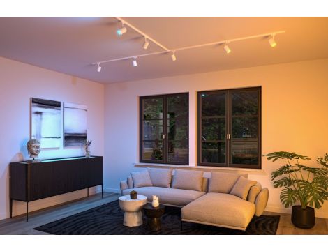 Reflektor na szynoprzewód Urail LUXE LED SH Zigbee GU10 4,8W 350lm 2200K-6500K 230V biały / tworzywo sztuczne - 13