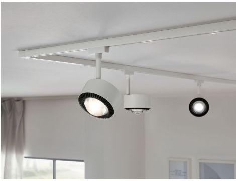 Reflektor na szynoprzewód URail ALDAN 8W 500lm 2700K-6500K 230V biały / metal - 2