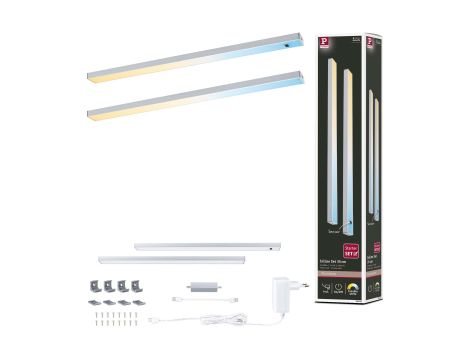 Zestaw opraw podszafkowych SET LINE DIM PIR 2x4W 2x350lm 350mm 2700K-6500K 230V/24 chrom matowy / aluminium - 6