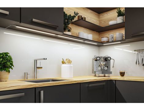 Zestaw uzupełniający opraw podszafkowych LED LINE DIM PIR 2x4W 2x350lm 350mm 30000K 24V chrom matowy / aluminium - 2