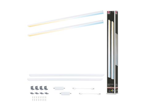 Zestaw uzupełniający opraw podszafkowych LED LINE DIM PIR 2x6W 2x500lm 550mm 2700K-6500K 24V biały matowy / aluminium - 8