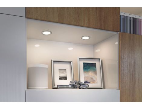 Zestaw opraw meblowych do wbudowania EBL SET 3x2,5W 3x180lm 3000K 12V  żelazo szczotkowane / tworzywo sztuczne