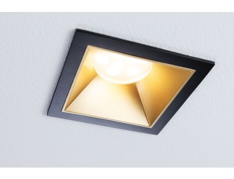 Oprawa do wbudowania EBL COLE SET COIN 3-STEP DIM zestaw 3x6W 3x470lm 2700K IP44 230V czarny matowy / złoty / aluminium - 3