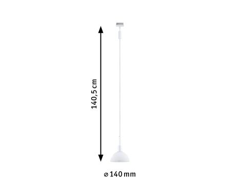 Oprawa zwieszana na szynoprzewód Urail SARRASANI DIM E14 max.20W 230V biały RAL9003 / metal - 5
