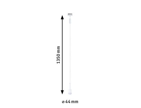Oprawa zwieszana na szynoprzewód URail DECO SYSEMS DIM E14 max.20W 230V biały RAL9003 / metal - 5