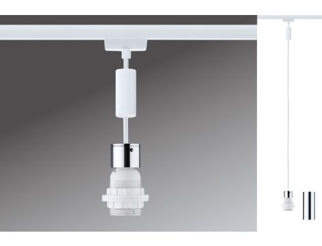 Oprawa zwieszana na szynoprzewód URail 2Easy DIM E27 max.20W 230V biały RAL9003 / metal - 4