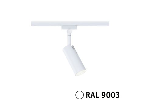 Reflektor na szynoprzewód URail TUBO LED 3-STEP DIM 4W 170lm 4000K 230V biały RAL9003 / metal