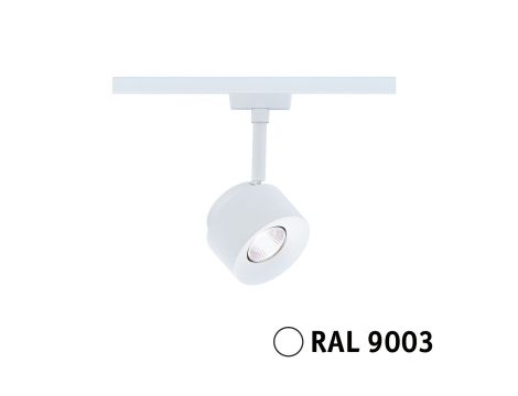 Reflektor na szynoprzewód URail PANE LED DIM 7,4W 680lm 4000K 230V biały RAL9003 / metal
