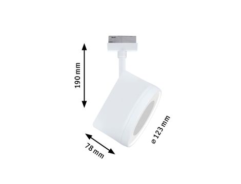 Reflektor na szynoprzewód URail ARENA 15W DIM 850lm 2700K 230V biały RAL9003 / metal - 9