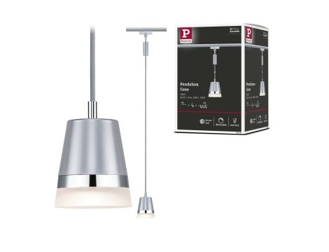 Oprawa zwieszana URail PENDEL CONE GU10 max.10W chrom matowy / tworzywo sztuczne - 10