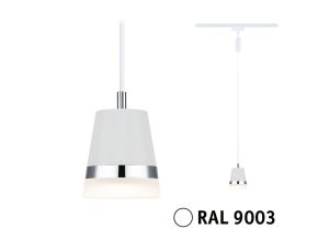 Oprawa zwieszana URail PENDEL CONE GU10 max.10W biały RAL9003 / tworzywo sztuczne