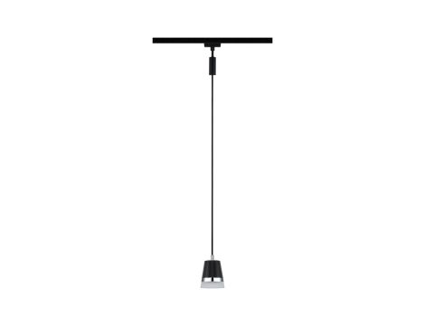 Oprawa zwieszana URail PENDEL CONE GU10 max.10W czarny matowy / tworzywo sztuczne - 6