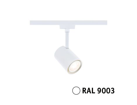 Reflektor na szynoprzewód URail LUX DIM GU10 max.10W biały RAL9003 / tworzywo sztuczne