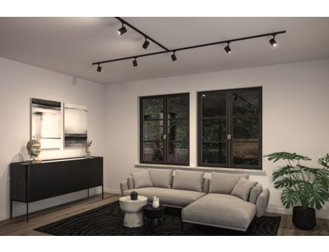 Reflektor na szynoprzewód URail LUX DIM GU10 max.10W czarny matowy / tworzywo sztuczne - 2