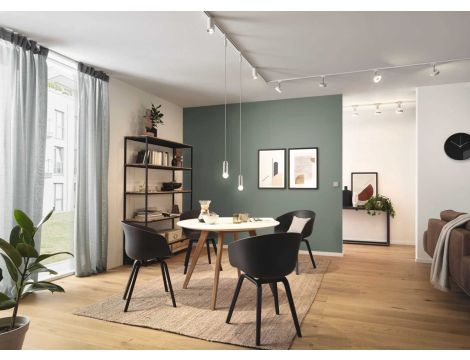 Szynoprzewód URail system 1m 230V biały RAL9003 / metal - 5