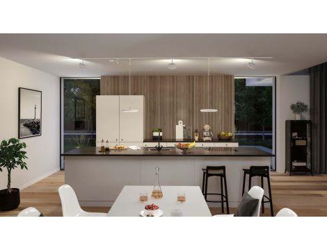 Szynoprzewód URail system 1m 230V biały RAL9003 / metal - 4