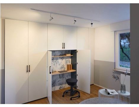 Szynoprzewód URail system 1,5m 230V biały RAL9003 / metal - 5