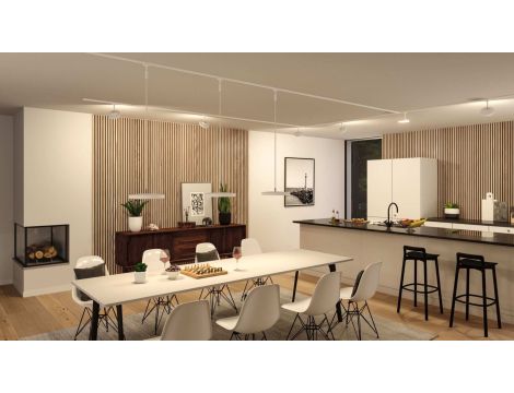 Szynoprzewód URail system 1,5m 230V biały RAL9003 / metal - 4