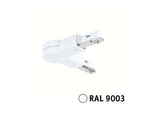 Łącznik przegubowy URail system max.1000W 230V biały RAL9003 / tworzywo sztuczne