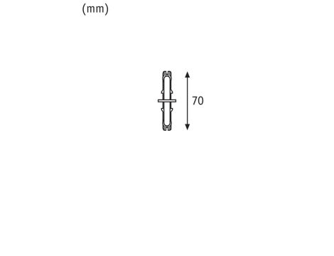 Rozłącznik szynowy izolator URail system biały RAL9003 / metal - 4