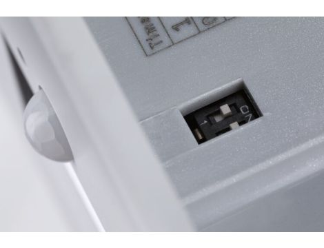 Oprawa przyschodowa EDGE LED czujnik ruchu i zmierzchu kwadrat 1x1,2W 120lm 2700K 230V biały  / tworzywo sztuczne - 4