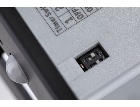 Oprawa przyschodowa EDGE LED czujnik ruchu i zmierzchu kwadrat 1x1,2W 120lm 2700K 230V czarny matowy / tworzywo sztuczne - 8