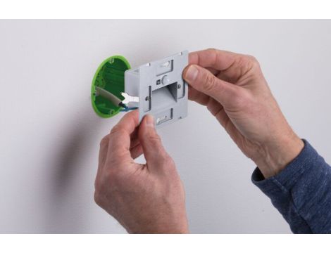 Oprawa przyschodowa EDGE LED czujnik ruchu i zmierzchu kwadrat 1x1,2W 120lm 2700K 230V czarny matowy / tworzywo sztuczne - 5