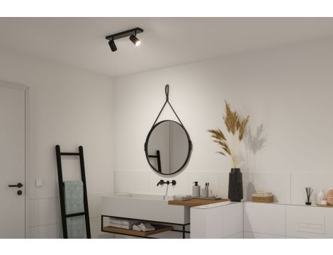 Oprawa ścienno sufitowa ZYLI GU10 max. 2x10W IP44 230V czarny matowy / metal - 4