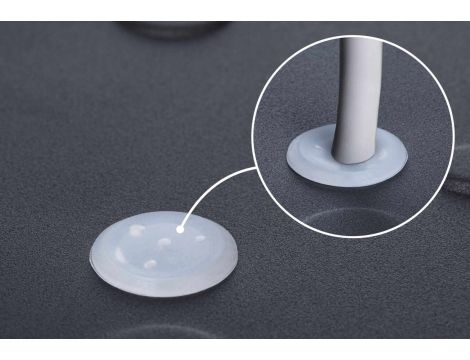 Oprawa ścienno sufitowa ZYLI GU10 max. 3x10W IP44 230V czarny metal / metal - 7