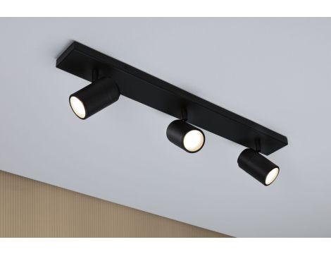 Oprawa ścienno sufitowa ZYLI GU10 max. 3x10W IP44 230V czarny metal / metal - 3