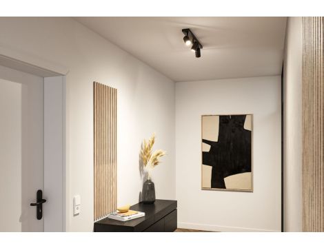 Oprawa ścienno sufitowa ZYLI GU10 max. 3x10W IP44 230V czarny metal / metal - 6