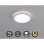 Plafoniera ATRIA SHINE LED Backlight z czujnikiem 11W okrągła 190mm 850lm 4000K IP44 230V biały / tworzywo sztuczne - 5