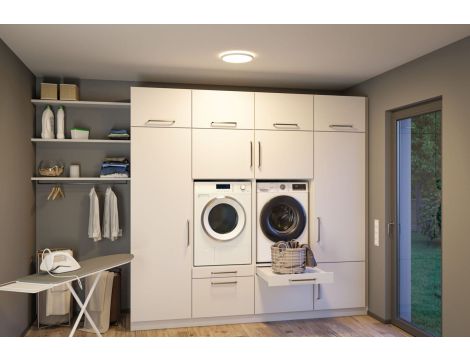 Plafoniera ATRIA SHINE LED Backlight z czujnikiem 16W okrągła 293mm 1600lm 4000K IP44 230V biały / tworzywo sztuczne - 5