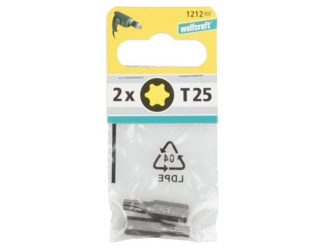 Końcówka Solid, torx 25, wolfcraft (2 szt.) - 2