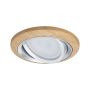 Zestaw opraw do wbudowania LANATI COIN LED 3X 6W 470lm 84mm 2700K IP20 230V drewno / aluminium - 4