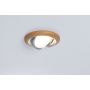 Zestaw opraw do wbudowania LANATI COIN LED 3X 6W 470lm 84mm 2700K IP20 230V drewno / aluminium - 9