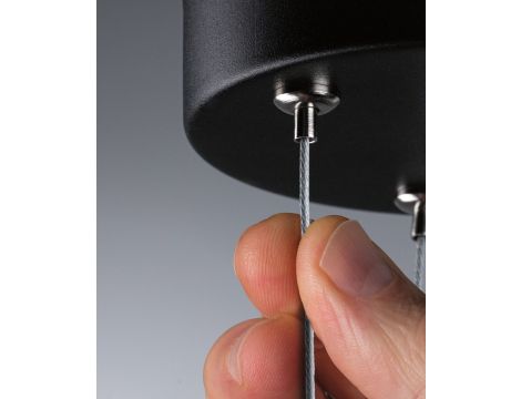 Zawiesie reguowane do opraw   VOLEA 230V czarny /  złoty / tworzywo sztuczne - 3