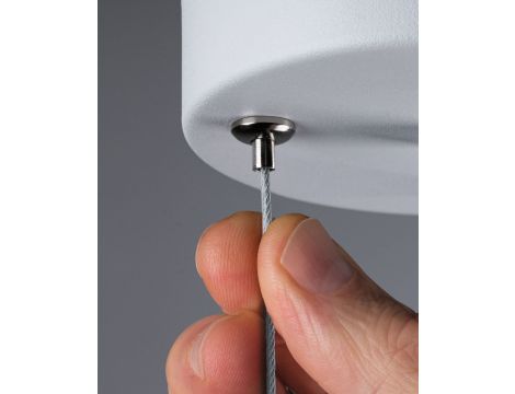 Zawiesie reguowane do opraw   VOLEA 230V biały / srebrny/ tworzywo sztuczne - 3