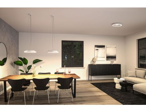 Plafoniera VOLEA 25W DIM 400MM 2900lm 3000K IP44 230V biały / srebrny/ tworzywo sztuczne - 7