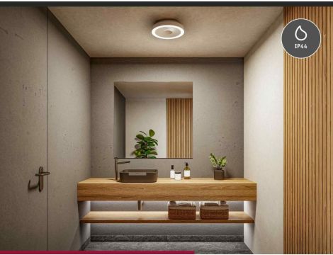 Plafoniera VOLEA 18W DIM 320MM 2120lm 3000K IP44 230V biały / srebrny/ tworzywo sztuczne - 6