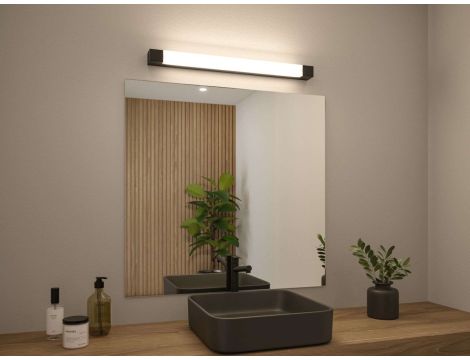 Oprawa ścienna nad lustro QUASAR LED 11,2W 3000K 900lm 700mm IP44 230V czarny / metal - 4