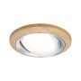 Oprawa do wbudowania LANATI COIN LED 6W 470lm 84mm 2700K IP20 230V drewno / aluminium - 2