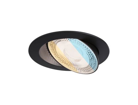 Oprawa do wbudowania AUMUS LED 3-STEP DIM 5W 700lm 105mm 2700K-6500K IP20 230V czarny matowy / aluminium