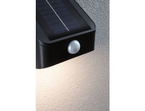Oprawa elewacyjna LESLY LED 5.5W solar PIR 400lm 3000K IP65 USB-C 3.7V antracyt / tworzywo sztuczne - 9