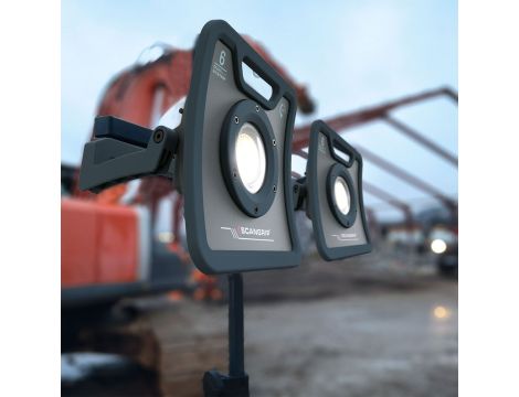 Wytrzymała akumulatorowo - sieciowa lampa robocza LED 6000 lm 37 W Scangrip NOVA 6 C+R forLIFE 03.6205 - 15